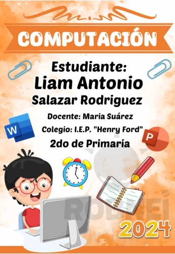 Computacion Anaranjado Caratula